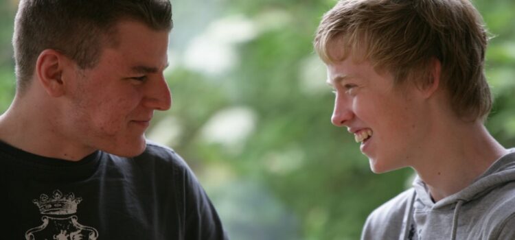 Gespräch im Pausenraum