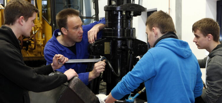 Erklärungen am radlader