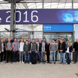 Die Technikerklasse TS15 besucht die IAA Nutzfahrzeuge in Hannover