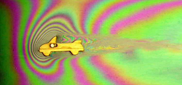 Strömung um ein Kabrio