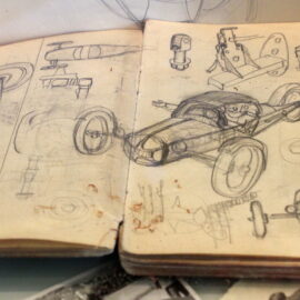 Wagenbauschule Skizzenbuch