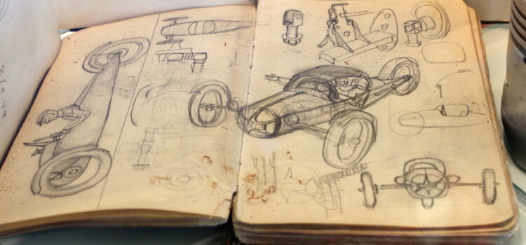 Wagenbauschule Skizzenbuch