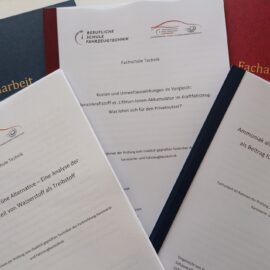 Abgabe der Facharbeiten