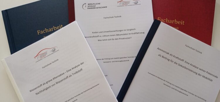 Abgabe der Facharbeiten