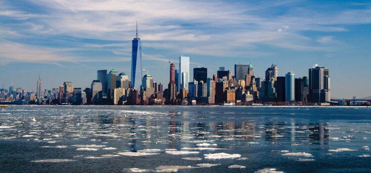 Skyline einer amerikanischen Stadt