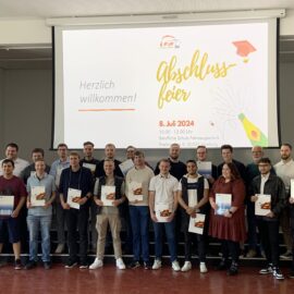 Abschlussfeier des FiF-Lehrjahres 2021