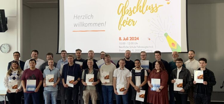 Abschlussfeier des FiF-Lehrjahres 2021